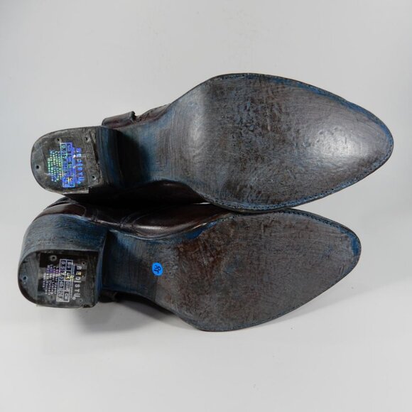 BED STU Tania Ankle Harness BOOTS Size 9.5 Leather Teak Rustic Western NEW $295 - Picture 9 of 16